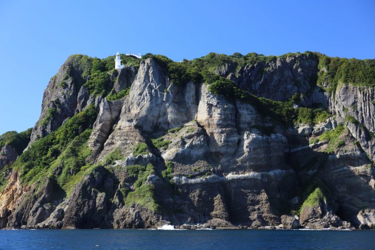 海から見た地球岬